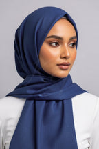 Turkish Lawn Hijab - Cornflower Blue