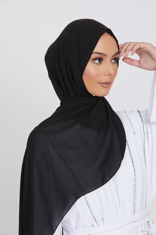 Essential Chiffon Hijab – Black