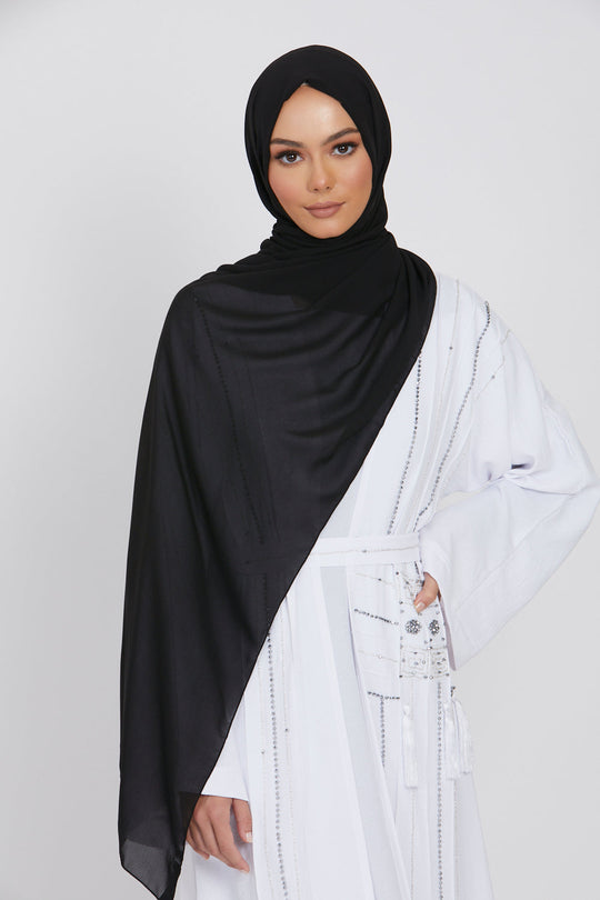 Essential Chiffon Hijab – Black
