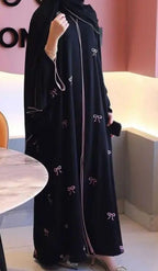 Premium Bulky Bow Abaya Elegant Look