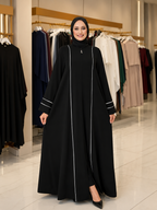 Premium Turkish Style Abaya Elegant Black