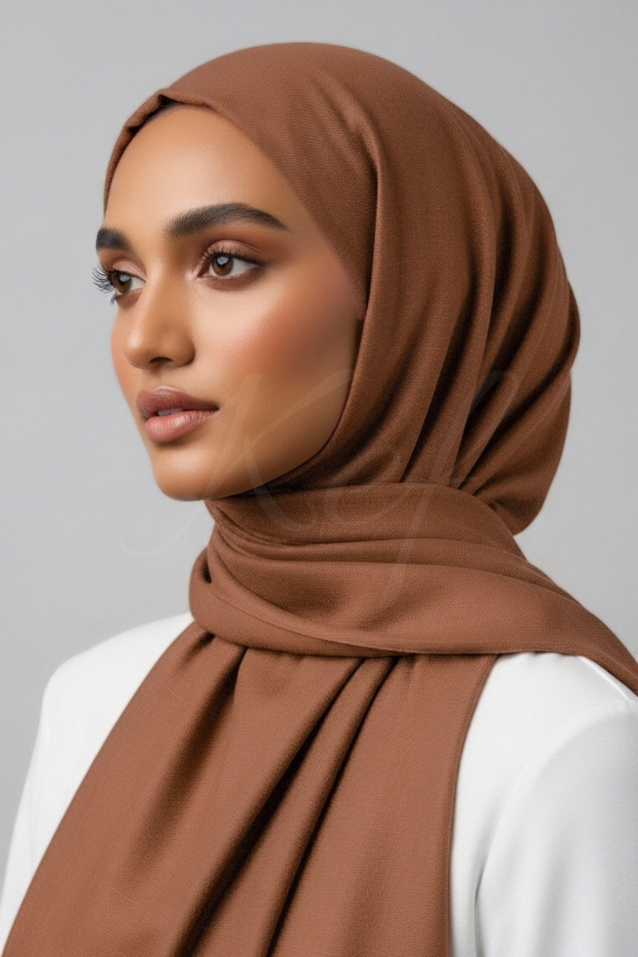 Turkish Lawn Hijab - Salmon