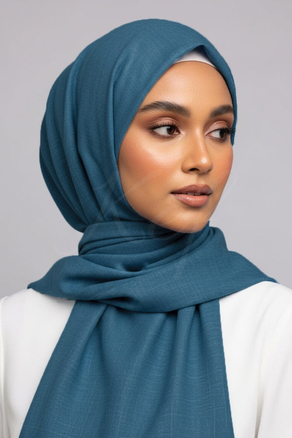 Turkish Lawn Hijab - Space Cadet