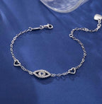 Elegant Silver Diamond Bracelet for Women