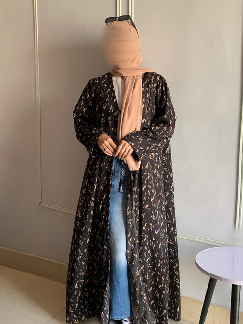 Elegant Bow Tie Gown Premium Peach Fabric