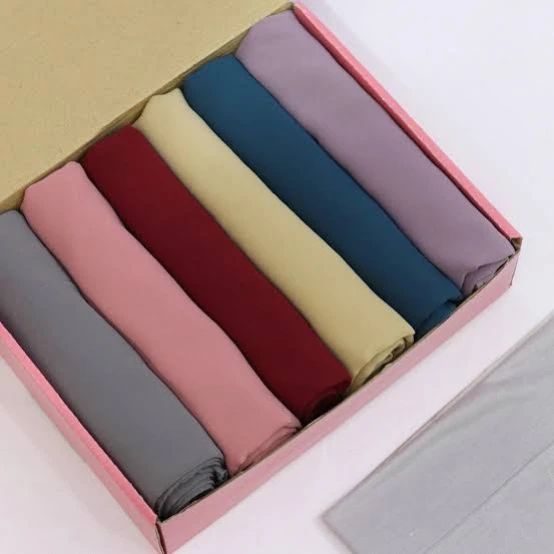 Premium Georgette Chiffon Stoller (Pack of 6)