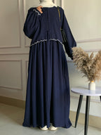 Koti Inner Abaya Set (Navy Blue)