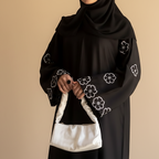 Embroidered Sleeve Abaya Iris