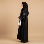 Embroidered Sleeve Abaya Iris