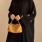 Embroidered Blossom Sleeve Abaya