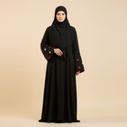 Heart  Embroidered Abaya